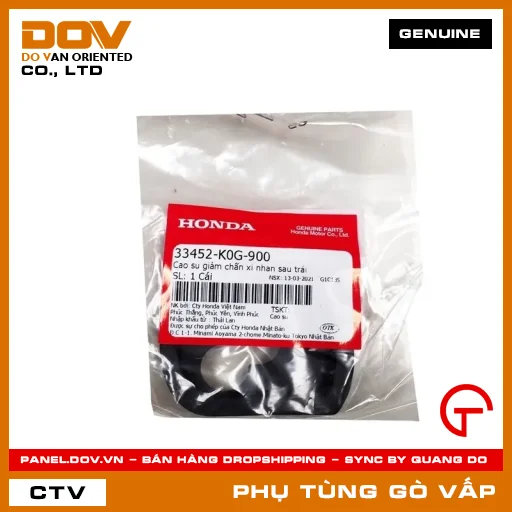CAO SU GIẢM CHẤN XI NHAN SAU TRÁI MÃ PHỤ TÙNG 33452K0G900 — 33452K0G900