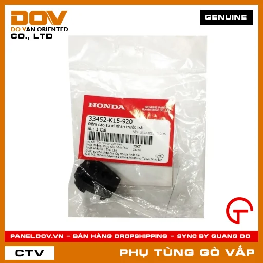 ĐỆM CAO SU XI NHAN TRƯỚC TRÁI MÃ PHỤ TÙNG 33452K15920 — 33452K15920