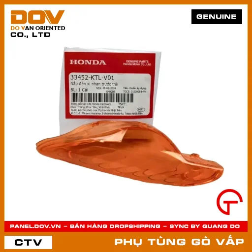 NẮP ĐÈN XI NHAN TRƯỚC TRÁI MÃ PHỤ TÙNG 33452KTLV01 — 33452KTLV01