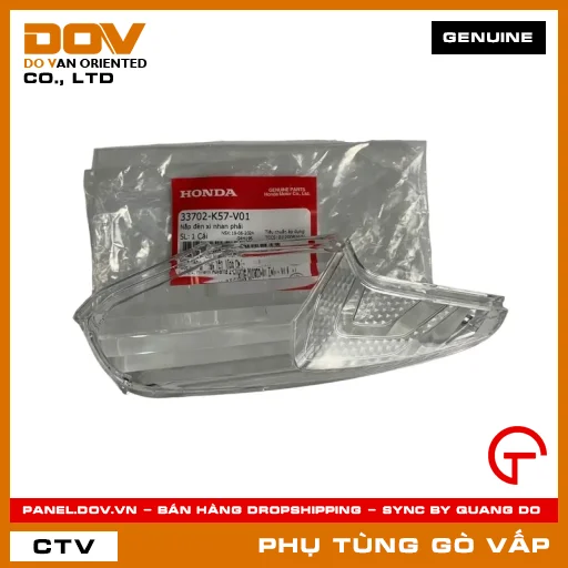 NẮP ĐÈN XI NHAN PHẢI MÃ PHỤ TÙNG 33702K57V01 — 33702K57V01