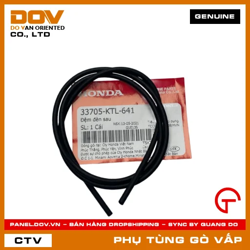 ĐỆM ĐÈN SAU MÃ PHỤ TÙNG 33705KTL641 — 33705KTL641