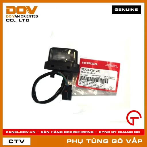 BỘ ĐÈN SOI BIỂN SỐ MÃ PHỤ TÙNG 33720K1FV01 — 33720K1FV01
