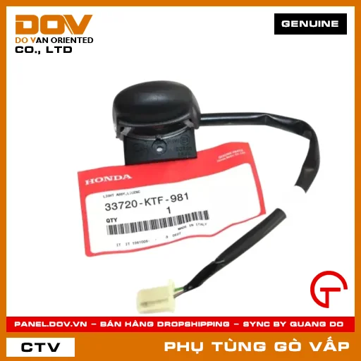 BỘ ĐÈN SOI BIỂN SỐ MÃ PHỤ TÙNG 33720KTF981 — 33720KTF981