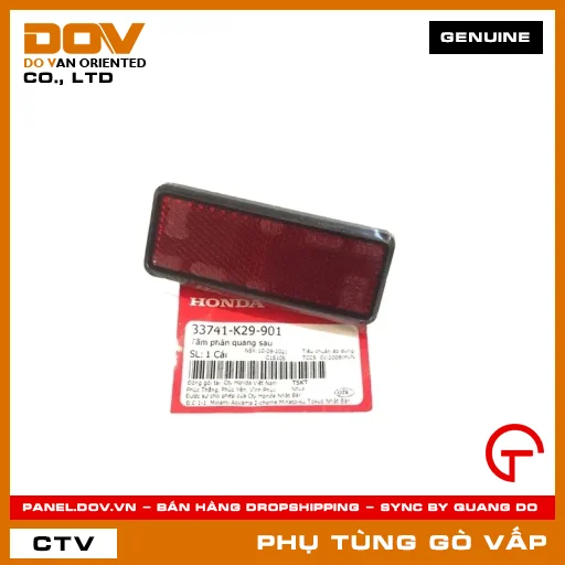 TẤM PHẢN QUANG SAU MÃ PHỤ TÙNG 33741K29901 — 33741K29901