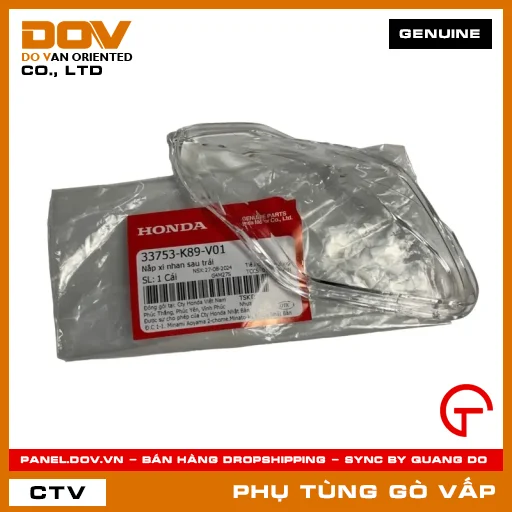NẮP XI NHAN SAU TRÁI MÃ PHỤ TÙNG 33753K89V01 — 33753K89V01