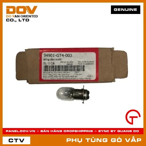 BÓNG ĐÈN TRƯỚC MÃ PHỤ TÙNG 34901GT4003 — 34901GT4003