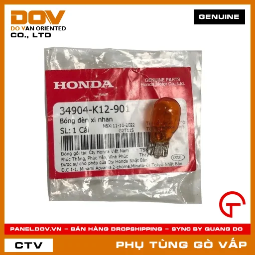 BÓNG ĐÈN XI NHAN MÃ PHỤ TÙNG 34904K12901 — 34904K12901