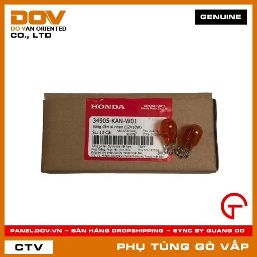 BÓNG ĐÈN XI NHAN (12V10W) MÃ PHỤ TÙNG 34905KANW01 — 34905KANW01