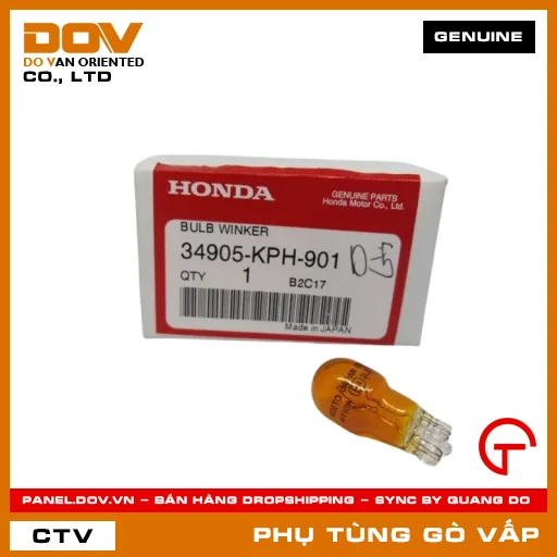 BÓNG ĐÈN XI NHAN MÃ PHỤ TÙNG 34905KPH901 — 34905KPH901