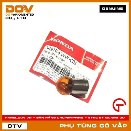 BÓNG ĐÈN XI NHAN MÃ PHỤ TÙNG 34910KWWC01 — 34910KWWC01