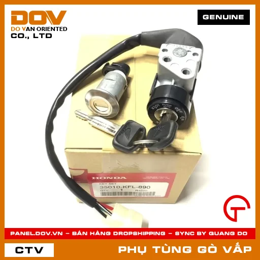 BỘ KHÓA ĐIỆN MÃ PHỤ TÙNG 35010KFL890 — 35010KFL890