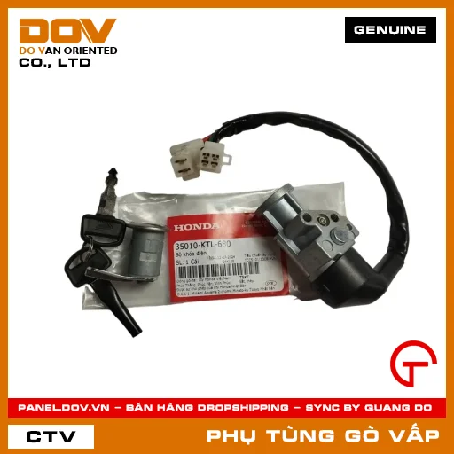BỘ KHÓA ĐIỆN MÃ PHỤ TÙNG 35010KTL680 — 35010KTL680