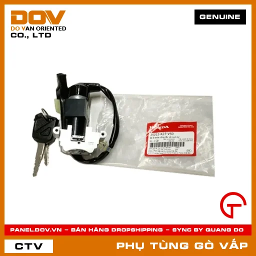 BỘ Ổ KHÓA CÔNG TẮC VÀ CỤM TỪ MÃ PHỤ TÙNG 35012K27V50 — 35012K27V50