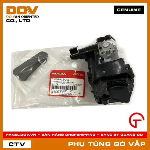 CỤM KHÓA ĐIỀU CHỈNH BẰNG TAY MÃ PHỤ TÙNG 35100K1ZU11 — 35100K1ZU11