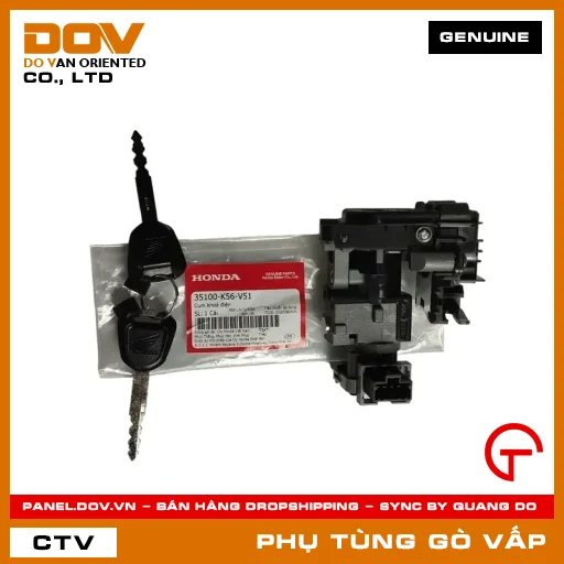 CỤM KHOÁ ĐIỆN MÃ PHỤ TÙNG 35100K56V51 — 35100K56V51