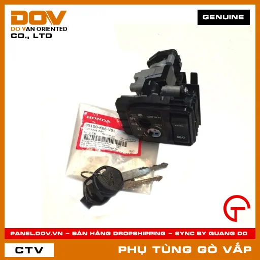 CỤM KHOÁ ĐIỆN MÃ PHỤ TÙNG 35100K66V01 — 35100K66V01
