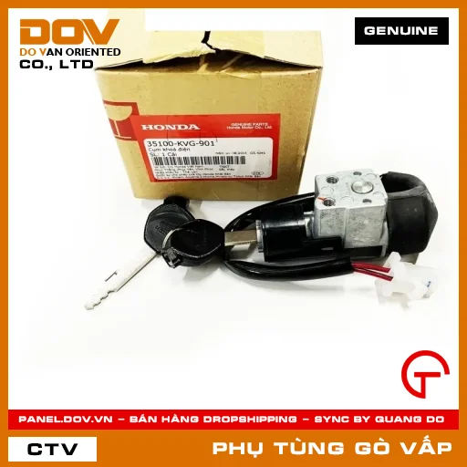 CỤM KHOÁ ĐIỆN MÃ PHỤ TÙNG 35100KVG901 — 35100KVG901