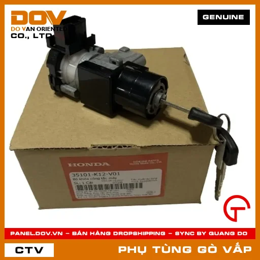 BỘ KHÓA CÔNG TẮC MÁY MÃ PHỤ TÙNG 35101K12V01 — 35101K12V01