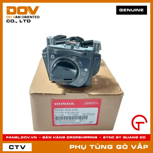 KHÓA ĐIỀU KHIỂN BẰNG TAY MÃ PHỤ TÙNG 35101K35V32 — 35101K35V32