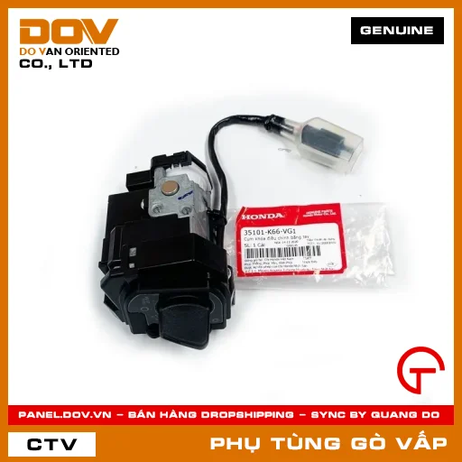 CỤM KHÓA ĐIỀU CHỈNH BẰNG TAY MÃ PHỤ TÙNG 35101K66VG1 — 35101K66VG1
