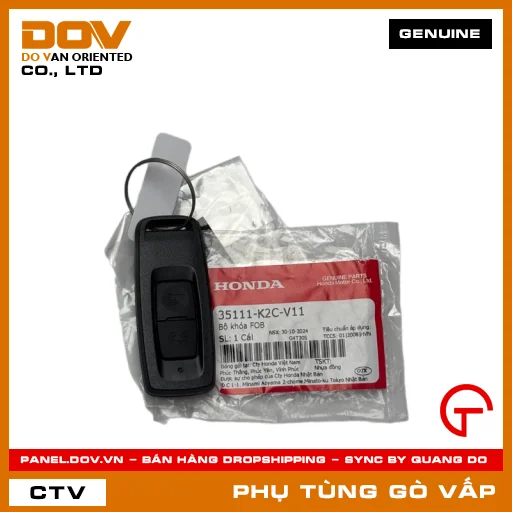 BỘ KHÓA FOB MÃ PHỤ TÙNG 35111K2CV11 — 35111K2CV11