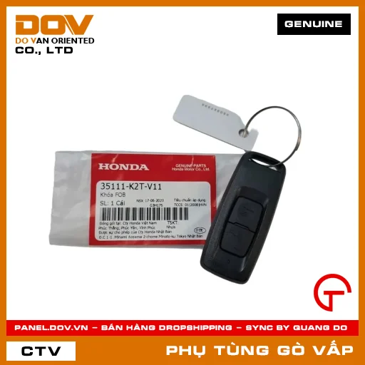 KHÓA FOB MÃ PHỤ TÙNG 35111K2TV11 — 35111K2TV11