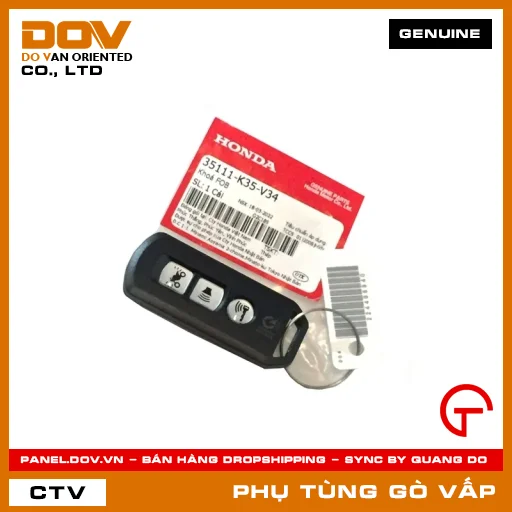 KHOÁ FOB MÃ PHỤ TÙNG 35111K35V34 — 35111K35V34