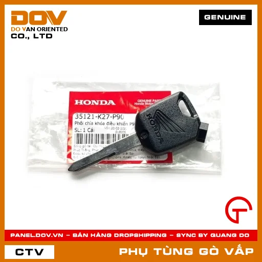 PHÔI CHÌA KHÓA ĐIỀU KHIỂN P90 MÃ PHỤ TÙNG 35121K27P90 — 35121K27P90