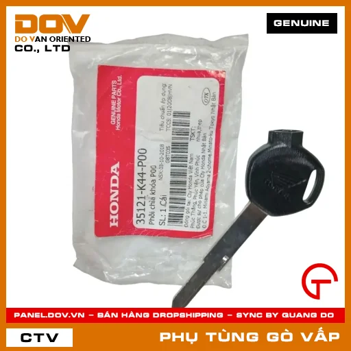 PHÔI CHÌA KHÓA P00 MÃ PHỤ TÙNG 35121K44P00 — 35121K44P00