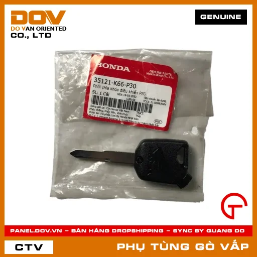 PHÔI CHÌA KHÓA ĐIỀU KHIỂN P30 MÃ PHỤ TÙNG 35121K66P30 — 35121K66P30