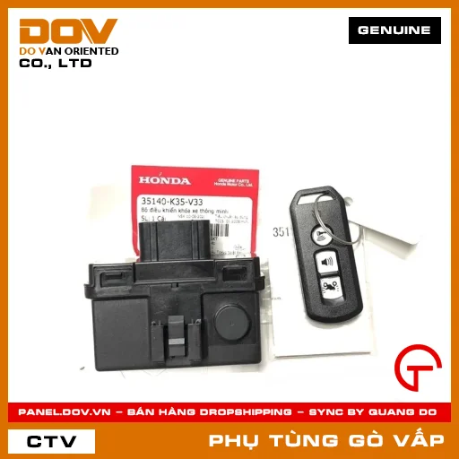BỘ ĐIỀU KHIỂN KHÓA XE THÔNG MINH MÃ PHỤ TÙNG 35140K35V33 — 35140K35V33