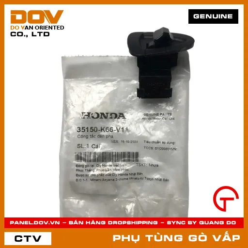 CÔNG TẮC ĐÈN PHA MÃ PHỤ TÙNG 35150K66V11 — 35150K66V11