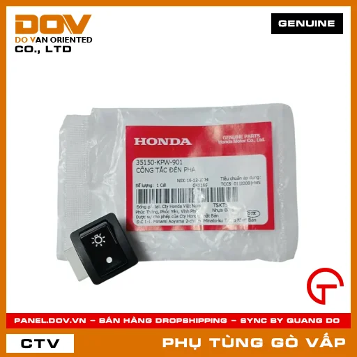 CÔNG TẮC ĐÈN PHA MÃ PHỤ TÙNG 35150KPW901 — 35150KPW901
