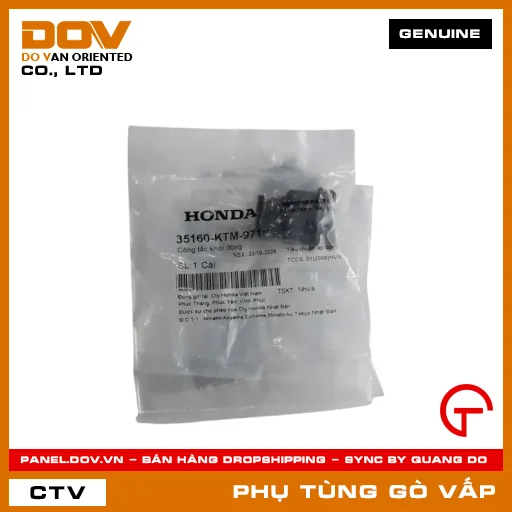 CÔNG TẮC KHỞI ĐỘNG (ĐỀ) MÃ PHỤ TÙNG 35160KTM971 — 35160KTM971