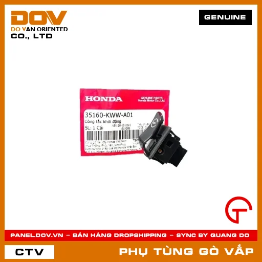 CÔNG TẮC KHỞI ĐỘNG (ĐỀ) MÃ PHỤ TÙNG 35160KWWA01 — 35160KWWA01