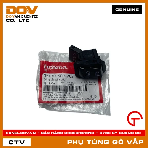CÔNG TẮC PHA CỐT MÃ PHỤ TÙNG 35170K0RV03 — 35170K0RV03