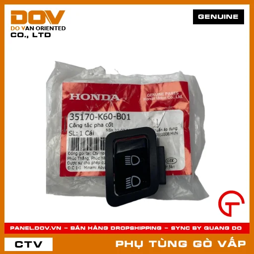 CÔNG TẮC PHA CỐT MÃ PHỤ TÙNG 35170K60B01 — 35170K60B01