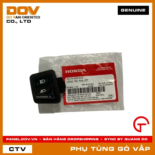CÔNG TẮC PHA CỐT MÃ PHỤ TÙNG 35170KFG013 — 35170KFG013