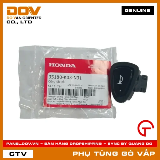 CÔNG TẮC CÒI MÃ PHỤ TÙNG 35180K03N31 — 35180K03N31