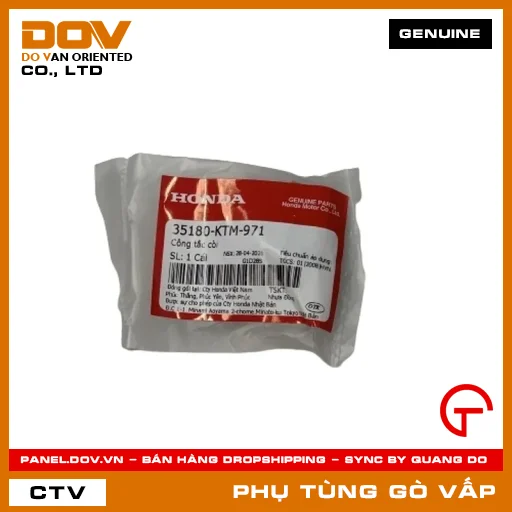 CÔNG TẮC CÒI MÃ PHỤ TÙNG 35180KTM971 — 35180KTM971