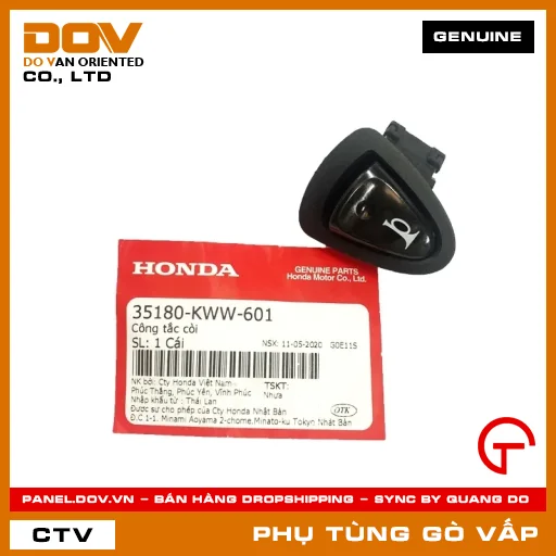 CÔNG TẮC CÒI MÃ PHỤ TÙNG 35180KWW601 — 35180KWW601