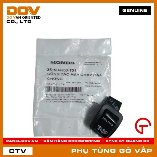 CÔNG TẮC MÁY CHẠY CẦM CHỪNG MÃ PHỤ TÙNG 35190K50T01 — 35190K50T01