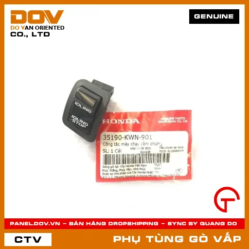 CÔNG TẮC MÁY CHẠY CẦM CHỪNG MÃ PHỤ TÙNG 35190KWN901 — 35190KWN901