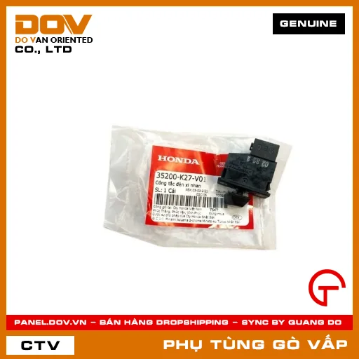 CÔNG TẮC ĐÈN XI NHAN MÃ PHỤ TÙNG 35200K27V01 — 35200K27V01