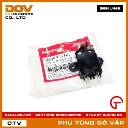 CÔNG TẮC ĐÈN THẮNG TRƯỚC TRÁI MÃ PHỤ TÙNG 35340K40F01 — 35340K40F01