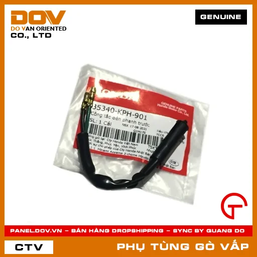 CÔNG TẮC ĐÈN THẮNG TRƯỚC MÃ PHỤ TÙNG 35340KPH901 — 35340KPH901