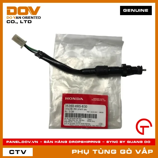 CÔNG TẮC ĐÈN THẮNG SAU MÃ PHỤ TÙNG 35350KRS830 — 35350KRS830