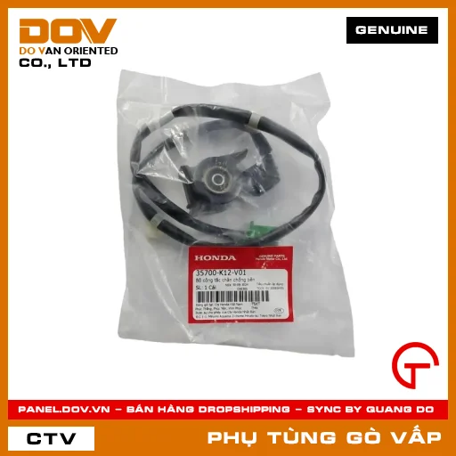 BỘ CÔNG TẮC CHÂN CHỐNG BÊN MÃ PHỤ TÙNG 35700K12V01 — 35700K12V01