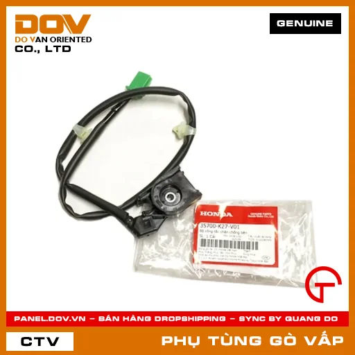 BỘ CÔNG TẮC CHÂN CHỐNG BÊN MÃ PHỤ TÙNG 35700K27V01 — 35700K27V01