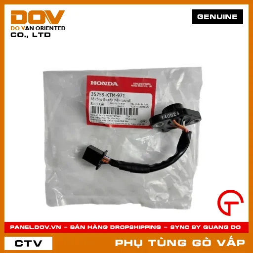 BỘ CÔNG TẮC TIẾP ĐIỂM BÁO SỐ MÃ PHỤ TÙNG 35759KTM971 — 35759KTM971